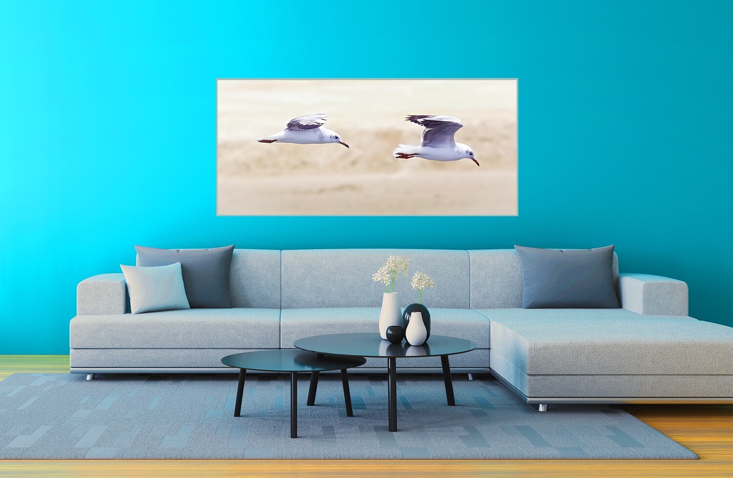 LOVE BIRDS (49&quot;x33&quot;)