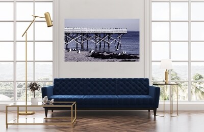 PURPLE PIER  (49&quot;x33&quot;)
