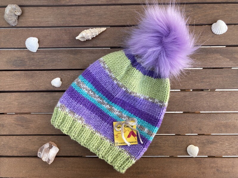 Lavender Field Beanie