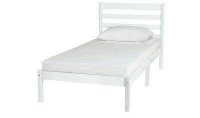 argos white single bed frame