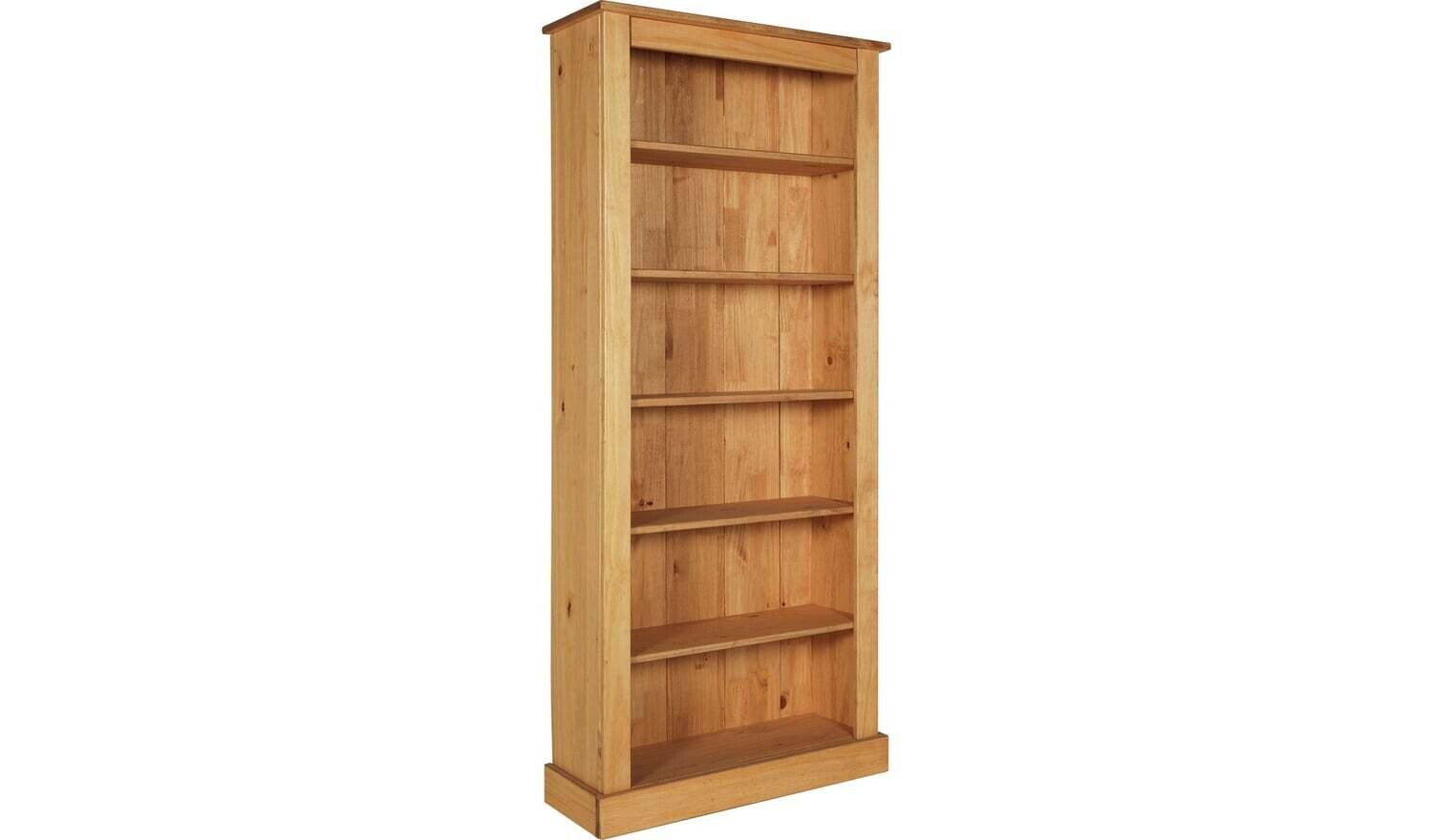 5 Shelf Solid Pine Bookcase