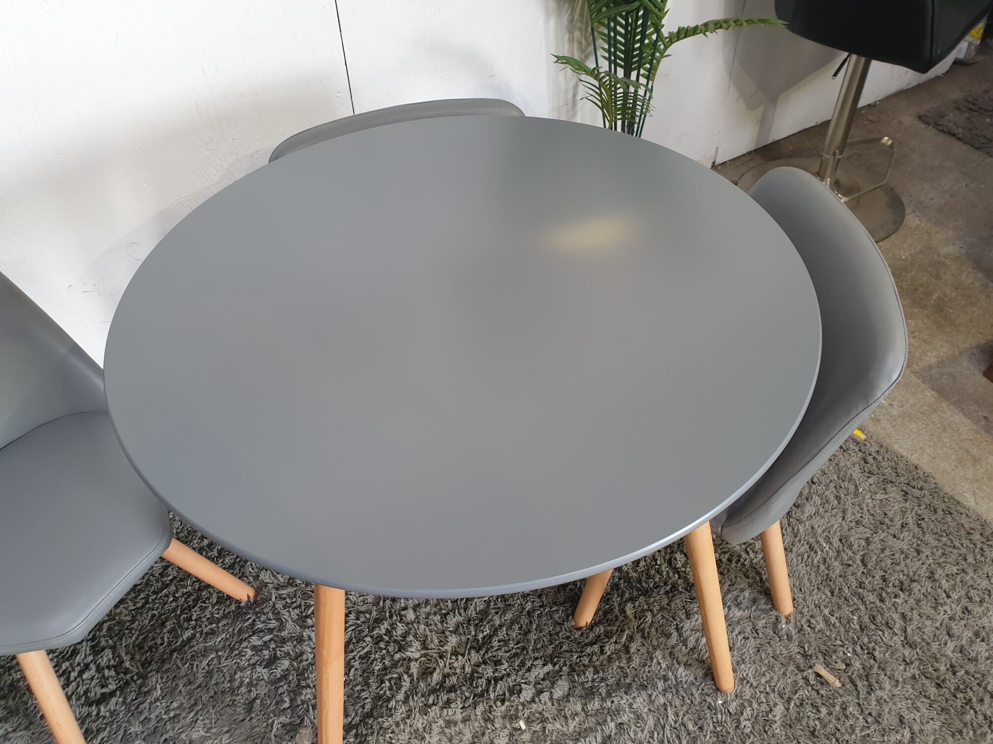 habitat quattro grey dining table 