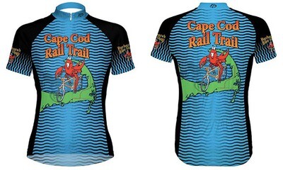 Blue Lobster bike jersey