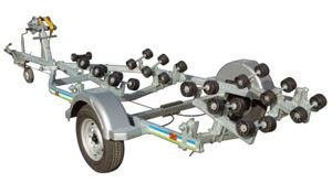 Rapide roller trailer R2B49 Gross weight 1300 kg 4.9m