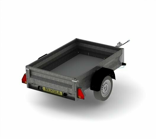 Rapide Trailers 5 x 3 Box Trailer 500 kg single axle Galv. Light