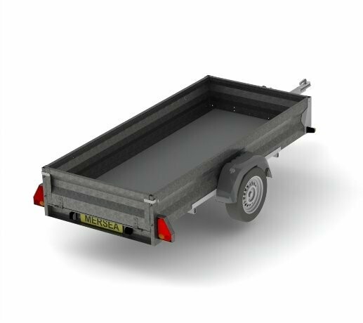 Rapide Trailers 8 x 4 Box Trailer 750 kg single axle pre galv