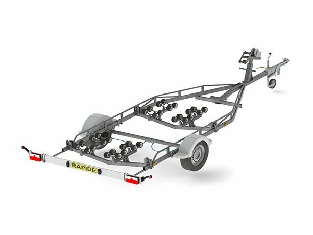 Rapide roller trailer R2B61s Gross weight 1800 kg 6.1 m