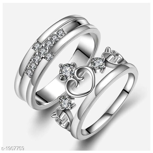 Gorgeous Stainless Steel Couple Rings