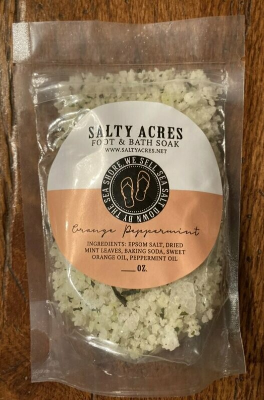 Foot and Bath Soak Orange/Peppermint 12 Oz Pouch