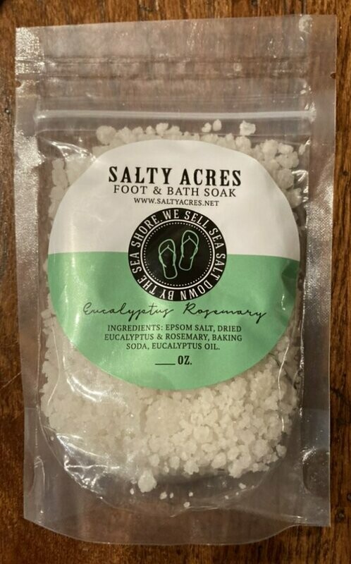 Foot and Bath Soak Eucalyptus/Rosemary 12 Oz Pouch