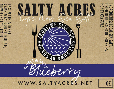 Sea Salt Blueberry Jar 8 Oz