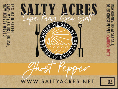 Sea Salt Ghost Pepper 4 oz Pouch