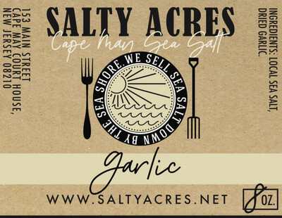 Sea Salt Garlic 8 Oz Jar