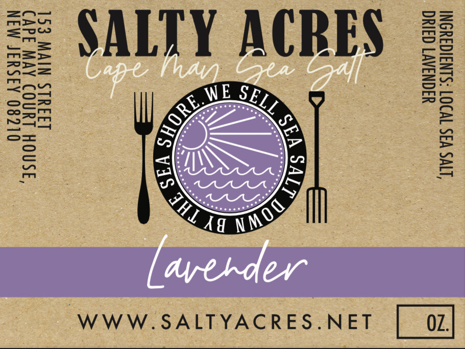 Sea Salt Lavender 4 Oz Pouch