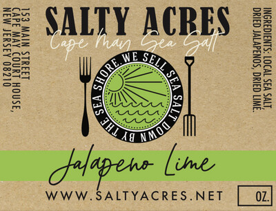 Sea Salt Jalapeño Lime 8 Oz Jar