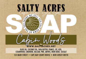 Handcrafted Soap Cabin Woods 4 oz