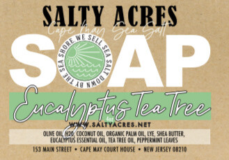 Handcrafted Soap Eucalyptus Tea Tree 4 oz