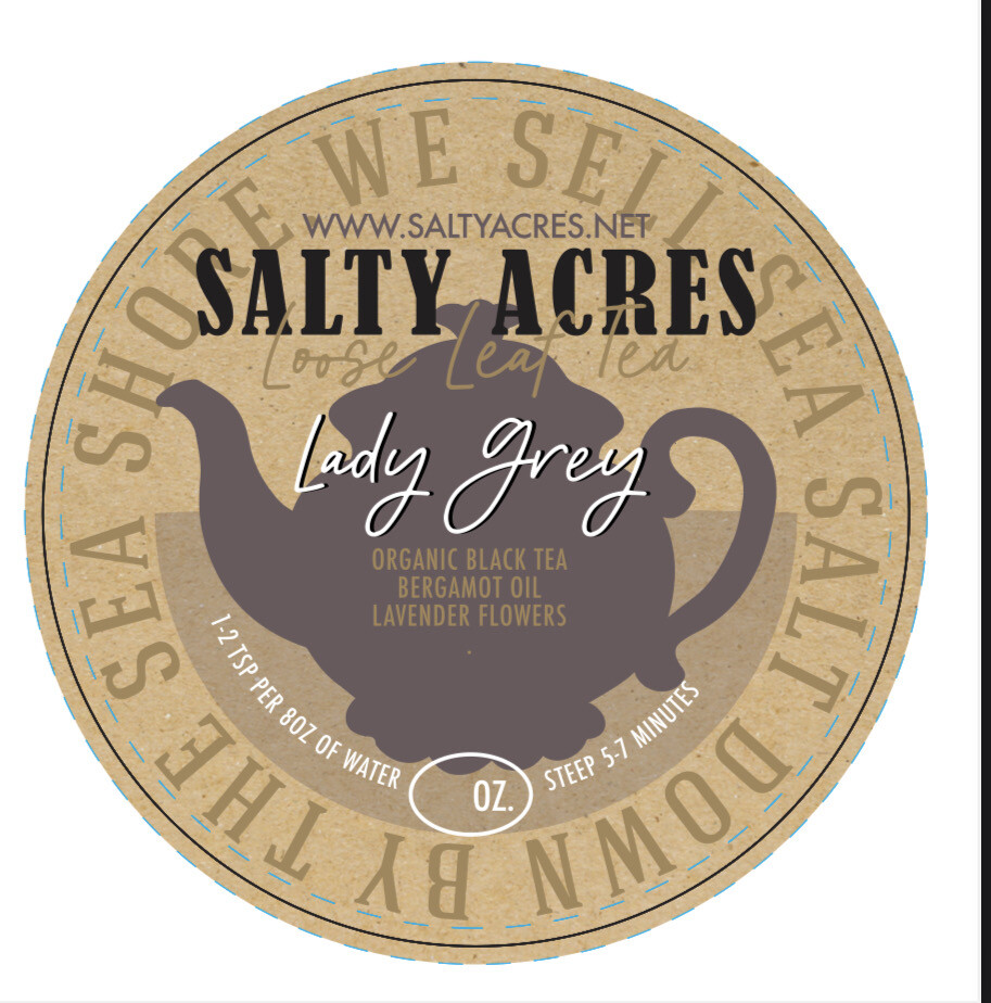 Tea Loose Leaf Lady Grey 1 Oz