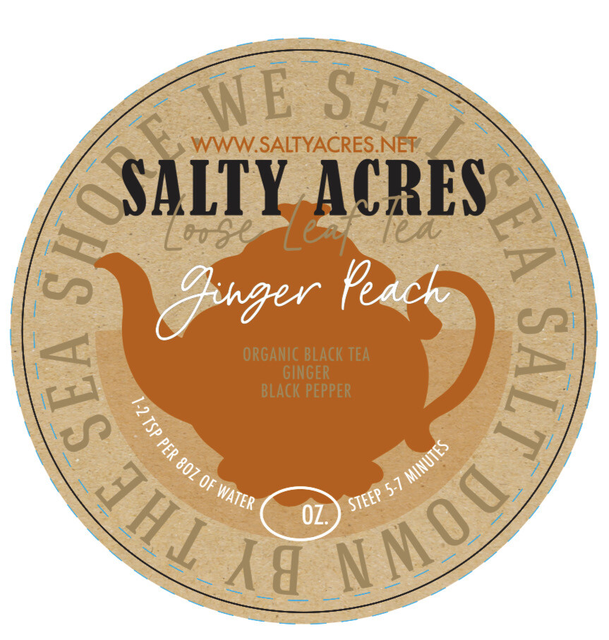 Tea Loose Leaf  Ginger Peach 1 Oz