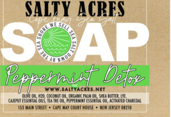 Handcrafted Soap Peppermint Detox 4 oz
