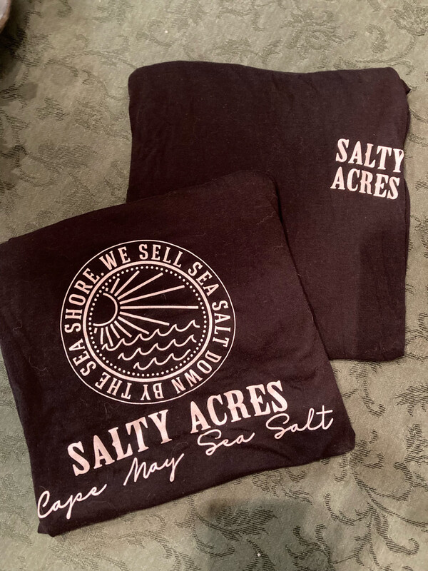 Salty Tees Black Short Sleeve XL