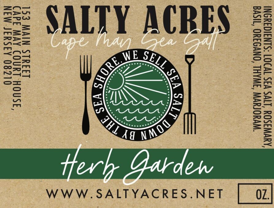 Sea Salt Herb Garden 8 Oz Jar