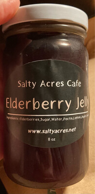 Jar 8 Oz Elderberry Jelly