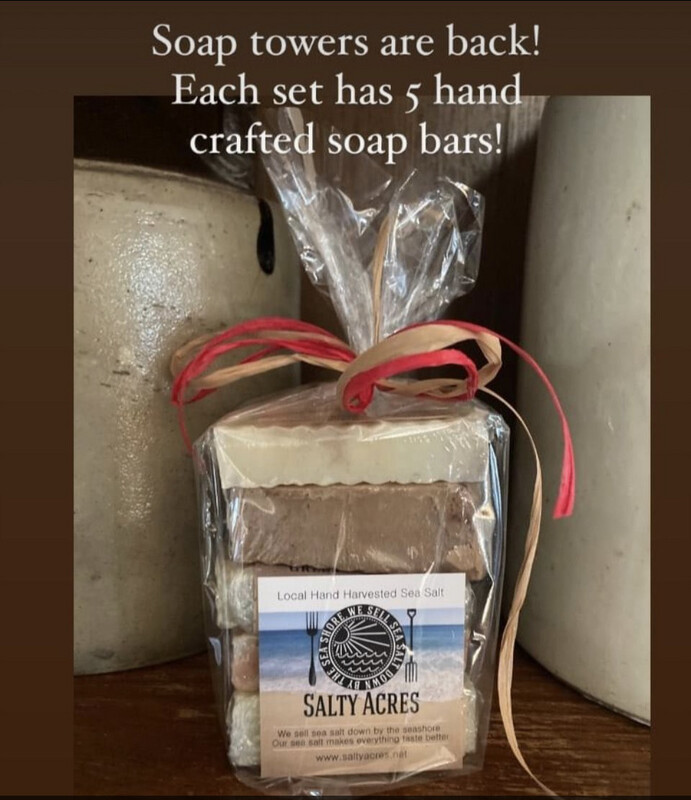 Handcrafted Soap Tower Special 5 for $30 4 oz