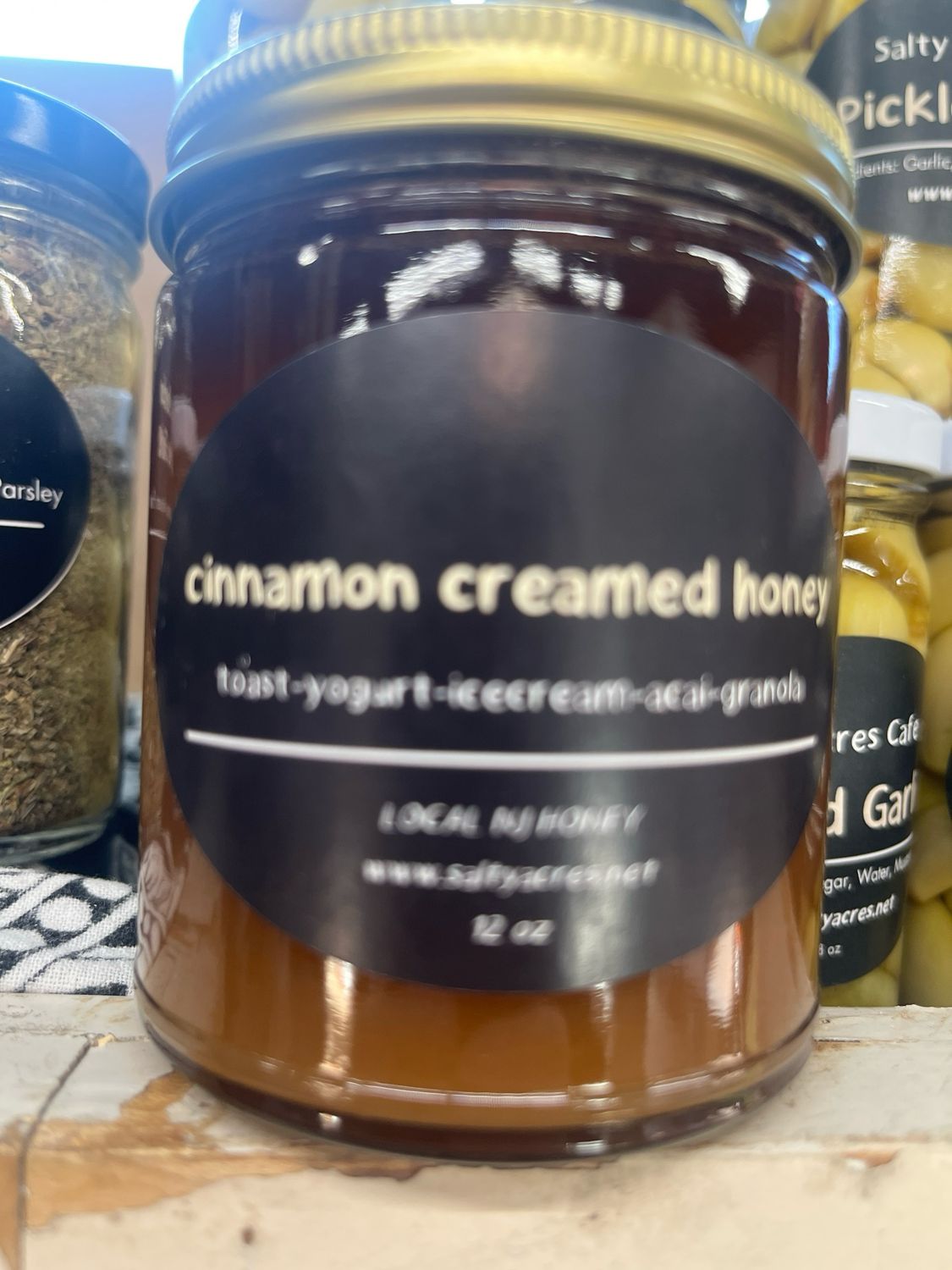 Honey Cinnamon Creamed 12 Oz Jar Honey Cinnamon Creamed 12 Oz Jar