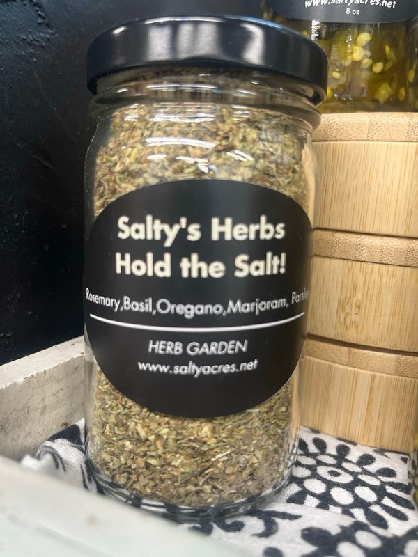Jar 8 Oz Salty’s Herb Hold The Salt!