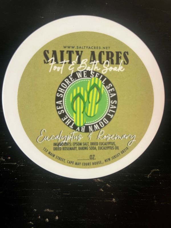 Foot and Bath Soak Eucalyptus/Rosemary8 Oz