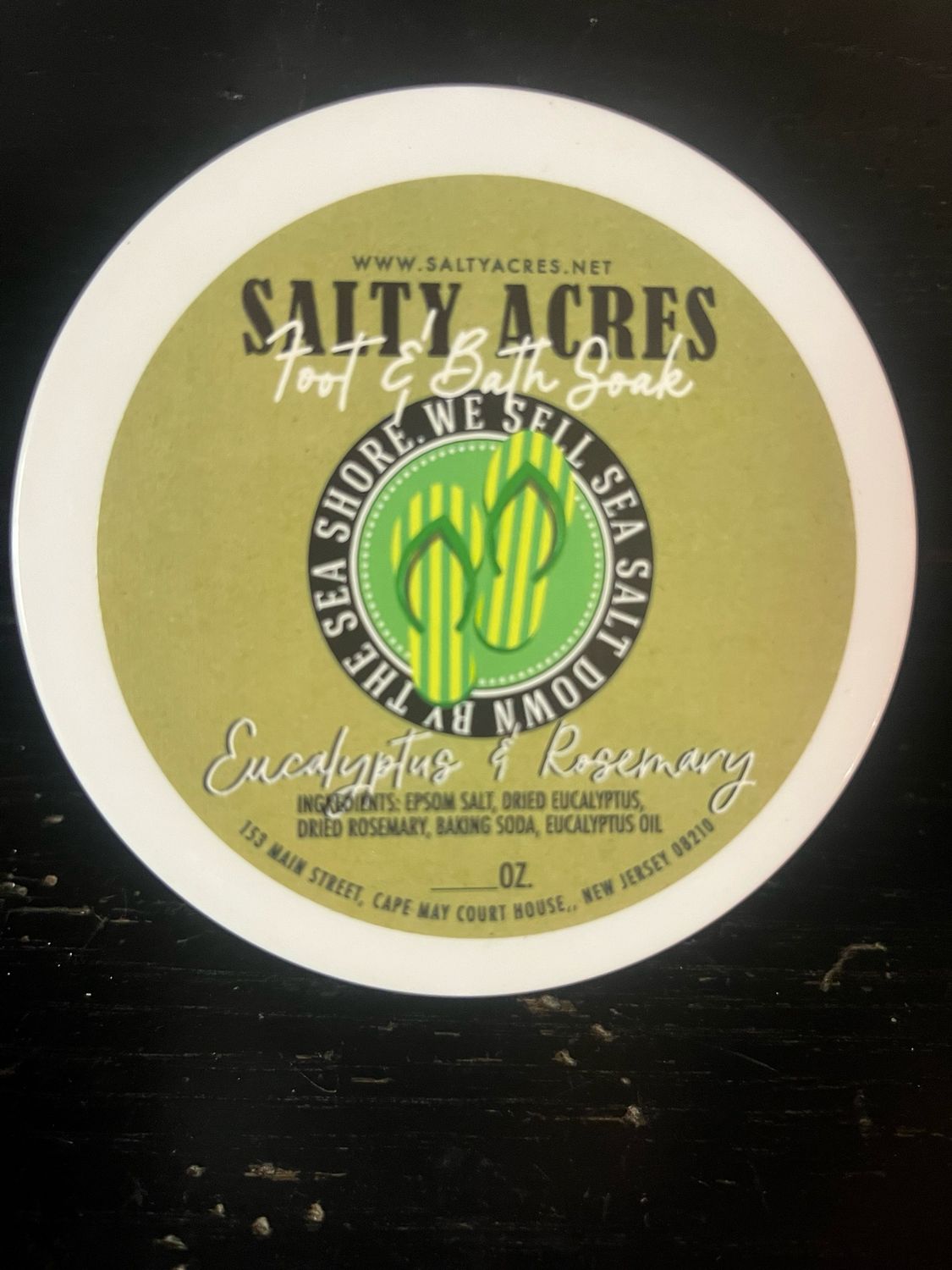 Foot and Bath Soak Eucalyptus/Rosemary8 Oz Foot and Bath Soak Eucalyptus/Rosemary8 Oz