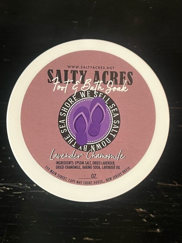 Foot and Bath Soak Lavender/Chamomile 8 Oz