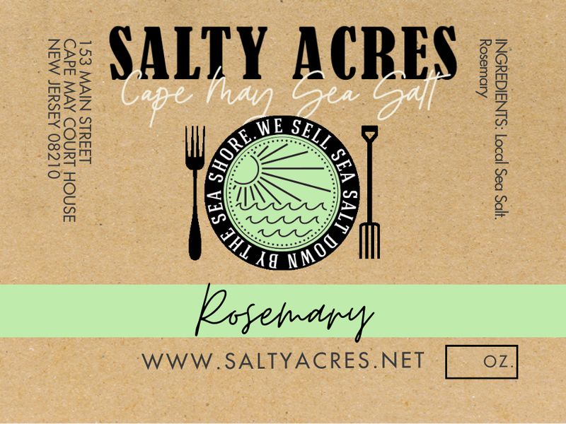 Sea Salt Pouch 1 Oz Rosemarry