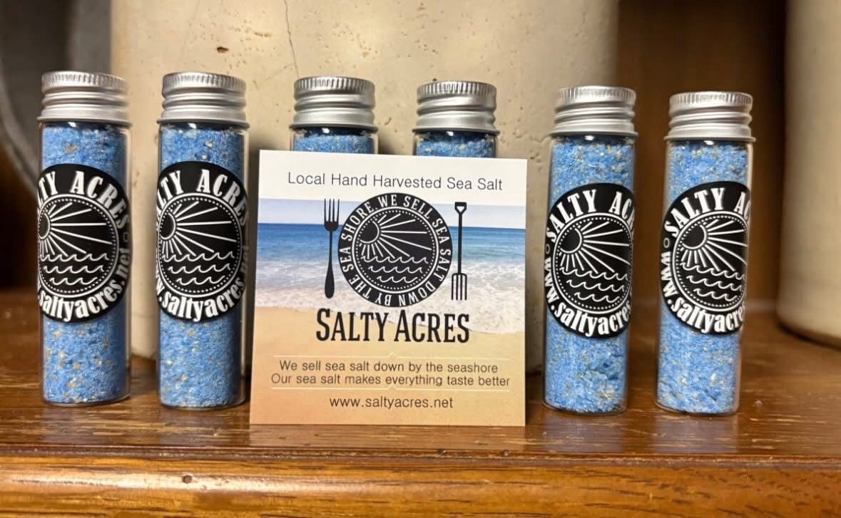 Sea Salt Coastal Blue 1 Oz Glass Vial Sea Salt Coastal Blue 1 Oz Glass Vial