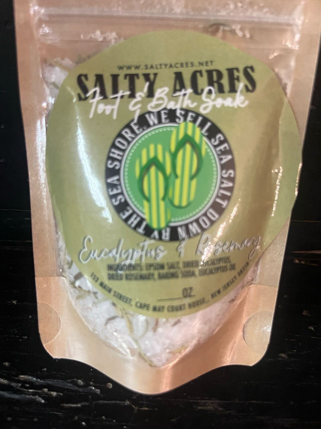 Foot and Bath Soak Eucalyptus/Rosemary 3.5 Oz Foot and Bath Soak Eucalyptus/Rosemary 3.5 Oz
