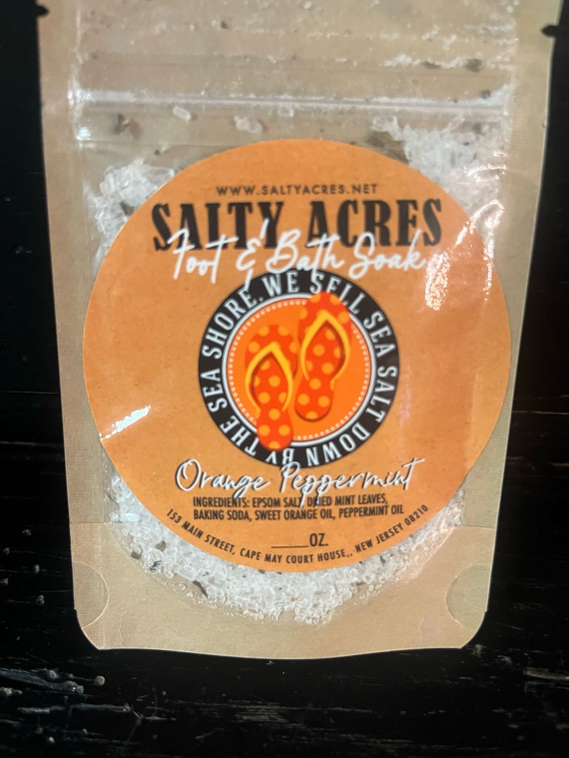 Foot and Bath Soak Orange/Peppermint 3.5 Oz Foot and Bath Soak Orange/Peppermint 3.5 Oz