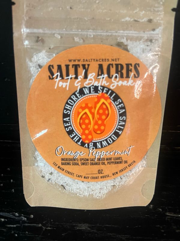 Foot and Bath Soak Orange/Peppermint 3.5 Oz