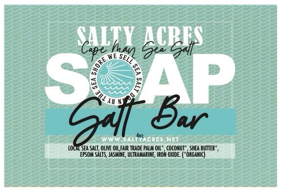 Soap Salt Bar Set 3 For $25 Jasmine