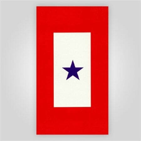 Blue Star Decal