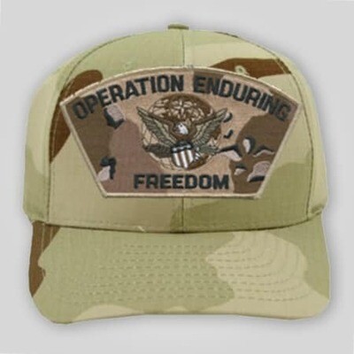 Operation Enduring Freedom Camo Emblem Cap