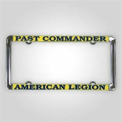 Life Member - American Legion License Plate Frame Blue