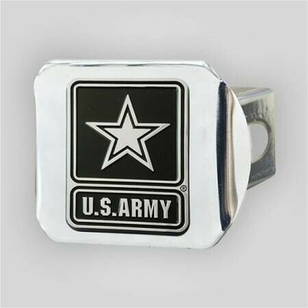 US Army 3D Chrome Hitch Cover