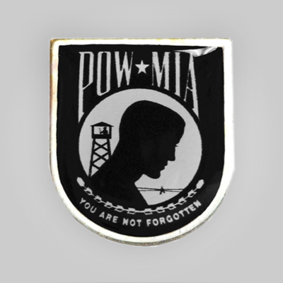 POW-MIA Shield Tack