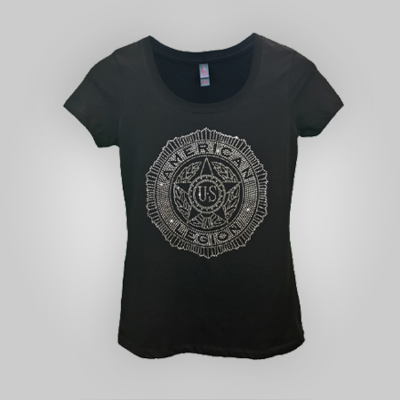Lady Legion Clear Rhinestone T-shirt