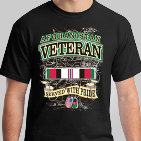 Afghanistan Veteran Served With Pride T-shirt
