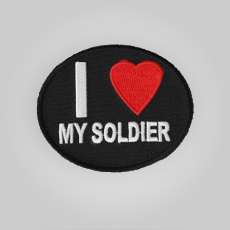 I Love My Soldier Patch