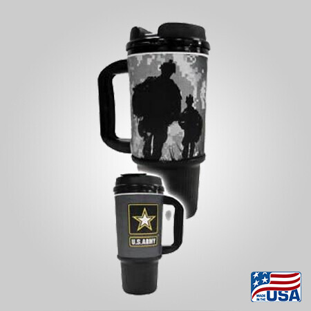 Army 24oz Travel Mug - Made in the USA