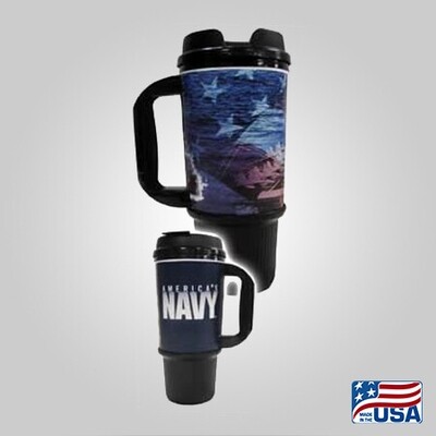 Navy 24oz Travel Mug