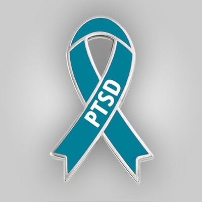 Awareness Ribbon Pin -PTSD
